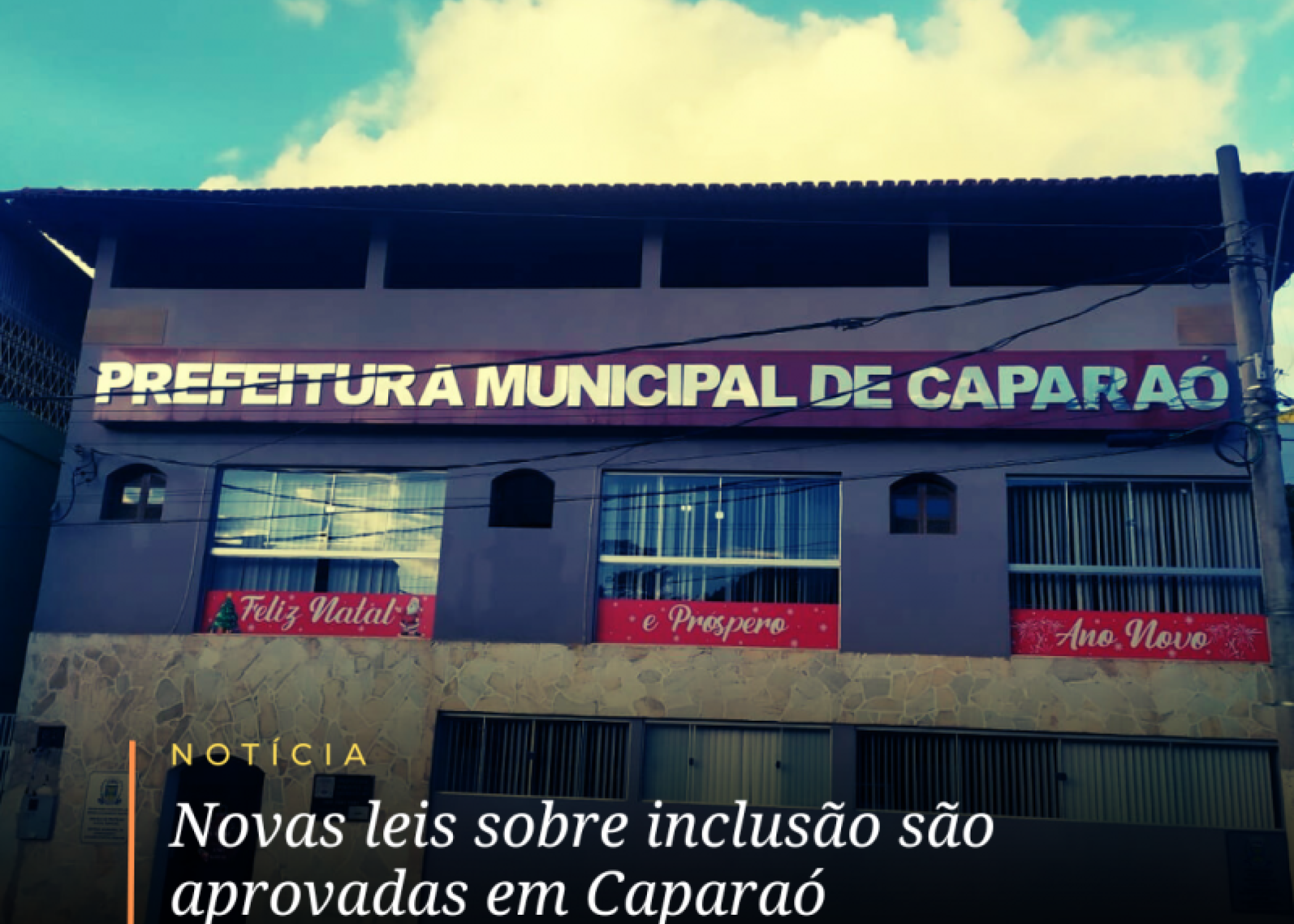 Novas leis sobre inclusão são aprovadas em Caparaó